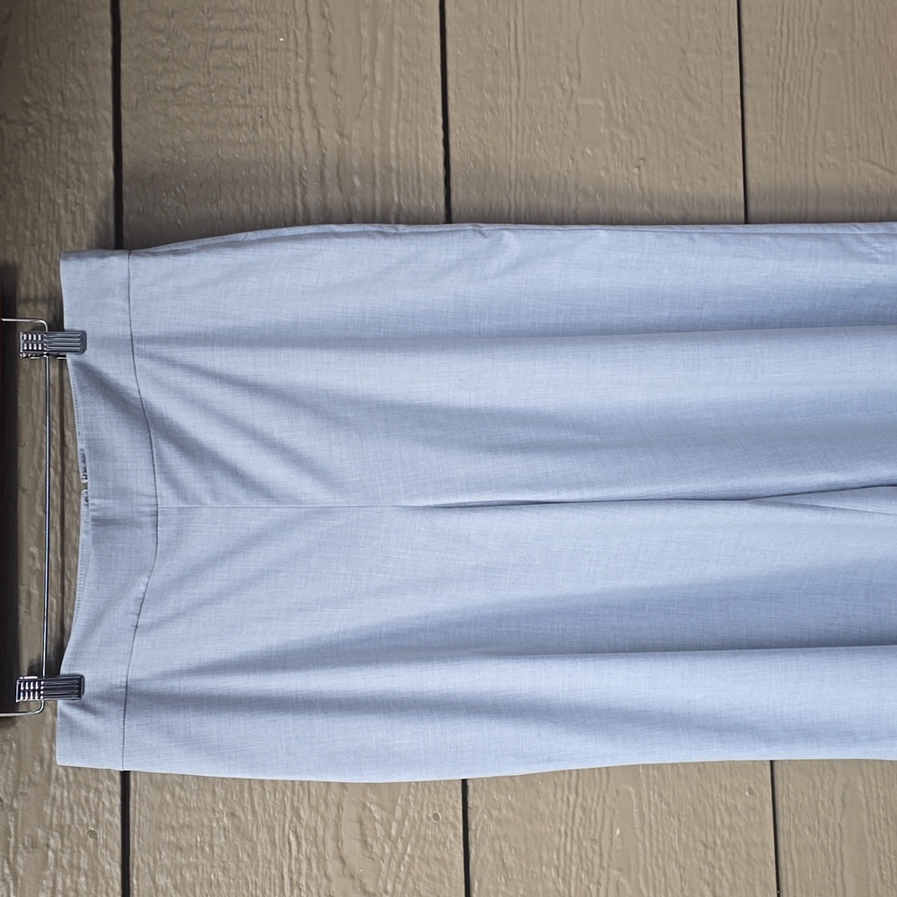 BCBGMaxAzria Gray Wide Leg pants New L large - Picture 6 of 13